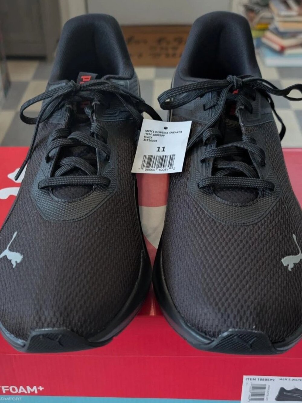 PUMA Disperse Men's Sneakers SoftFoam Training Shoes, Black, Size 11 New In Box